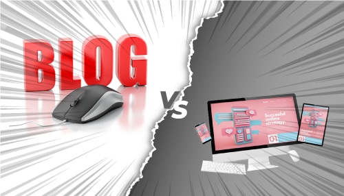 تفاوت وب سایت و وبلاگ چیست