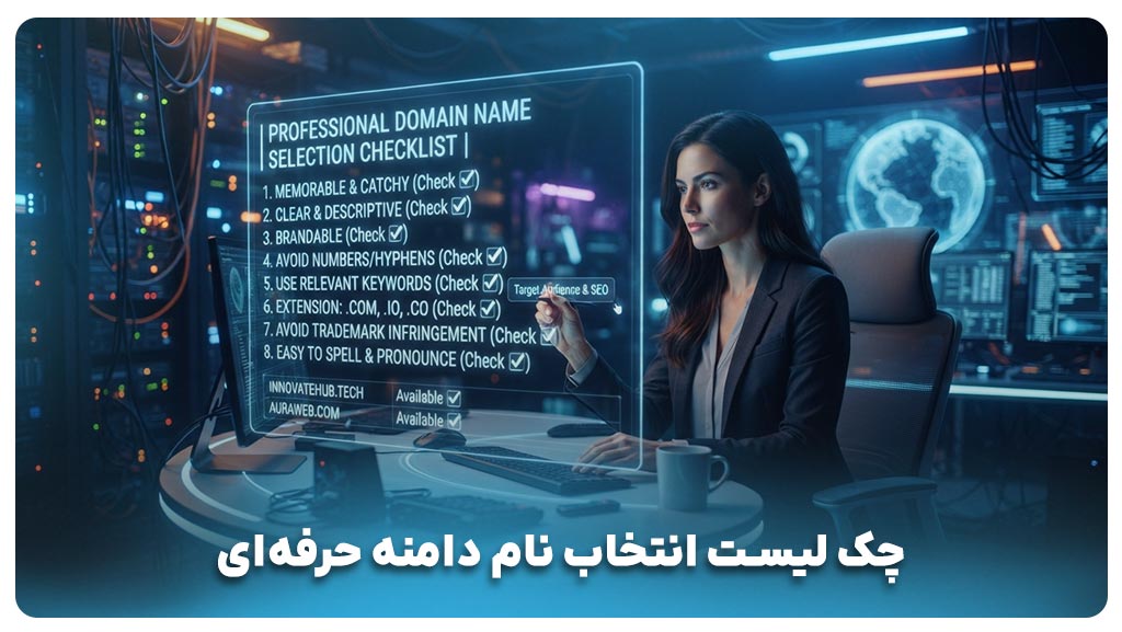 چک لیست نهایی انتخاب نام دامنه