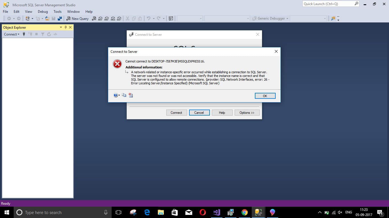 خطای sql server و راه های رفع آنها - ایران هاست