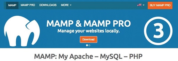 تست وب سایت وردپرسی با MAMP
