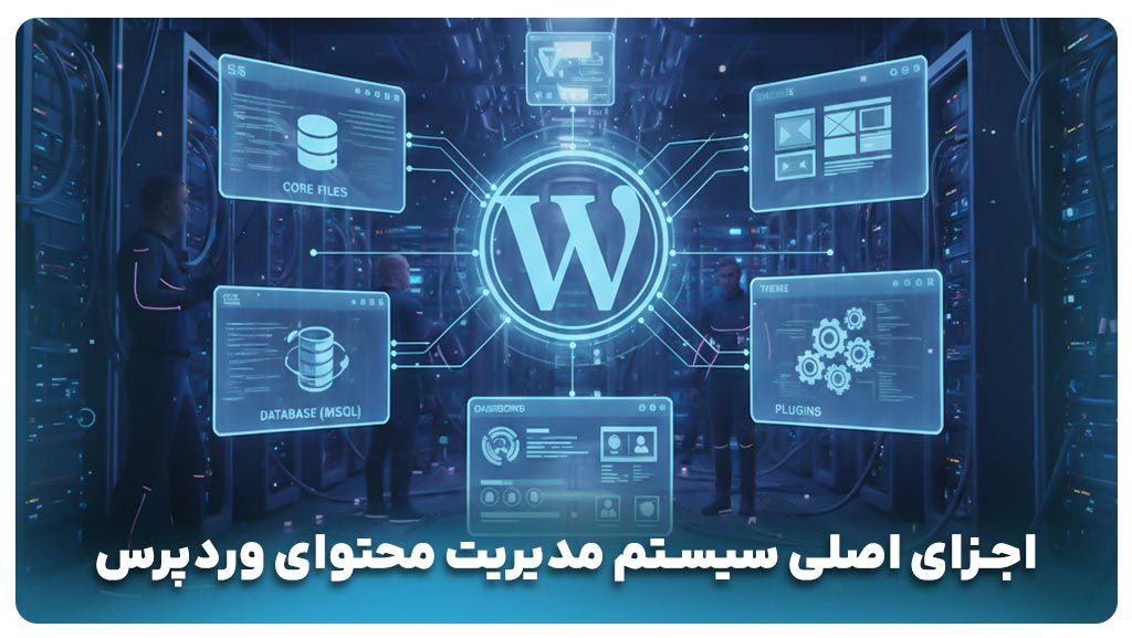 اجزای اصلی سیستم مدیریت محتوای وردپرس