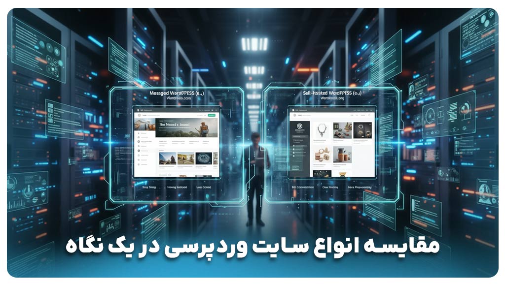 مقایسه انواع سایت وردپرسی در یک نگاه