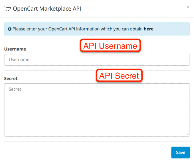 Open Cart جزئیات API