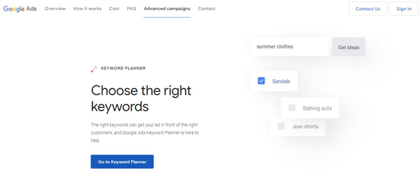 تحقیق کلمات کلیدی با Google Keyword Planner