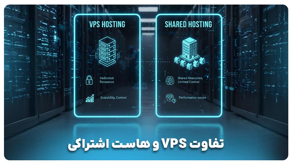 فرق سرور مجازی و هاست اشتراکی چیست