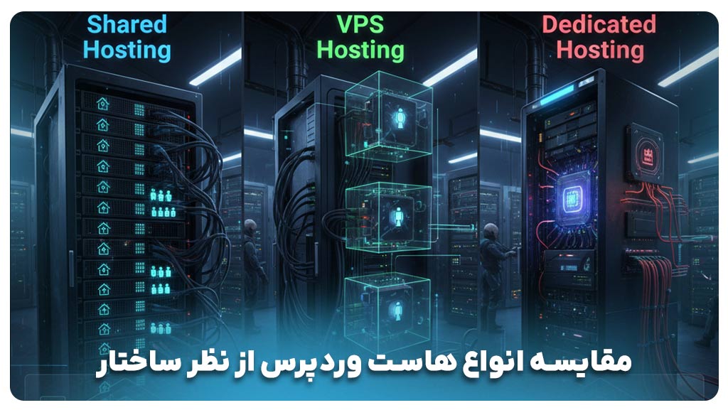 مقایسه انواع هاست وردپرس از نظر ساختار (انتخاب بر اساس نیاز)