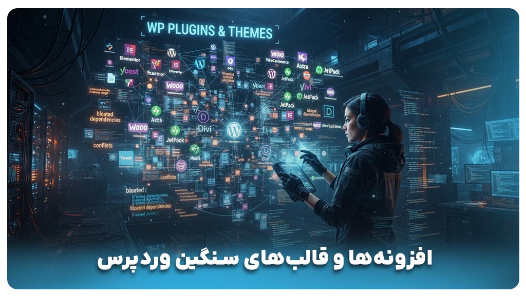 نقش وردپرس در مصرف بالای CPU سرور افزونهها، قالب و دیتابیس