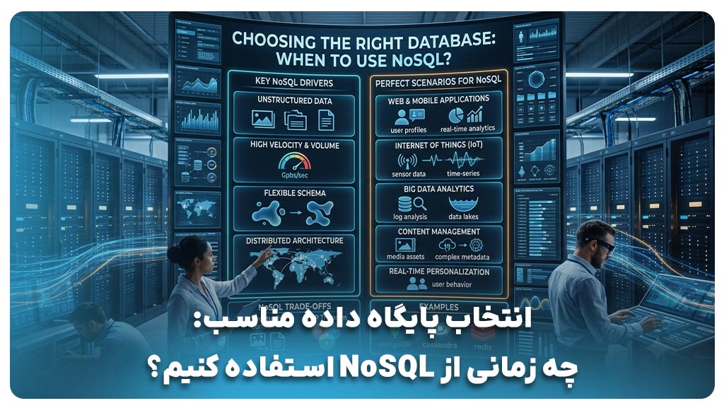 راهنمای انتخاب پایگاه داده مناسب: چه زمانی از NoSQL استفاده کنیم؟