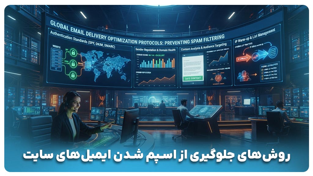 روش های قطعی برای جلوگیری از اسپم شدن ایمیل‌های سایت آپدیت 2026 