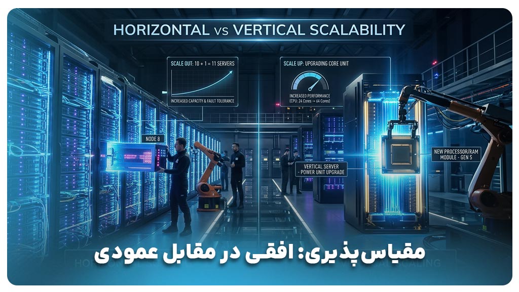 مقیاس‌پذیری: افقی در مقابل عمودی