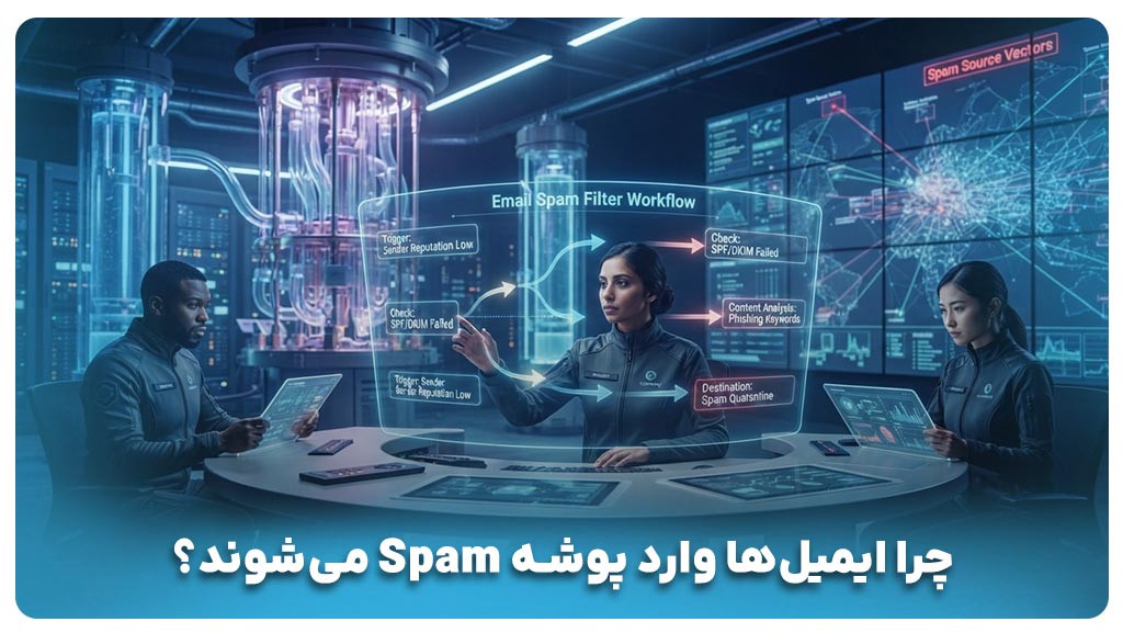 چرا ایمیل‌های سایت وارد پوشه Spam می‌شوند؟