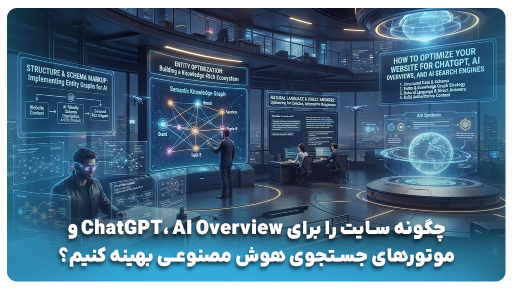 چگونه سایت را برای ChatGPT، AI Overview و موتورهای جستجوی هوش مصنوعی بهینه کنیم؟