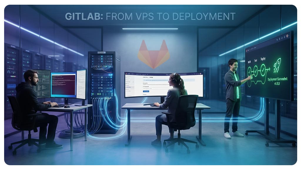 آموزش راهاندازی GitLab روی VPS لینوکس از صفر تا اجرا