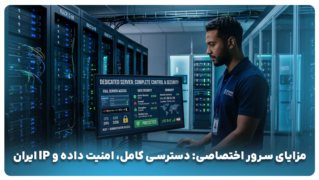 مزایای سرور اختصاصی؛ کنترل بیشتر، امنیت بالاتر و IP ایران