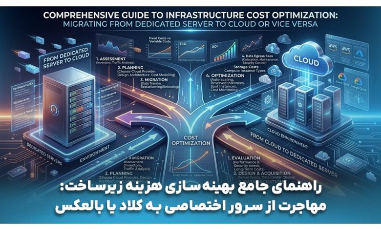 راهنمای جامع بهینه سازی هزینه زیرساخت؛ مهاجرت از سرور اختصاصی به کلاد یا بازگشت از کلاد