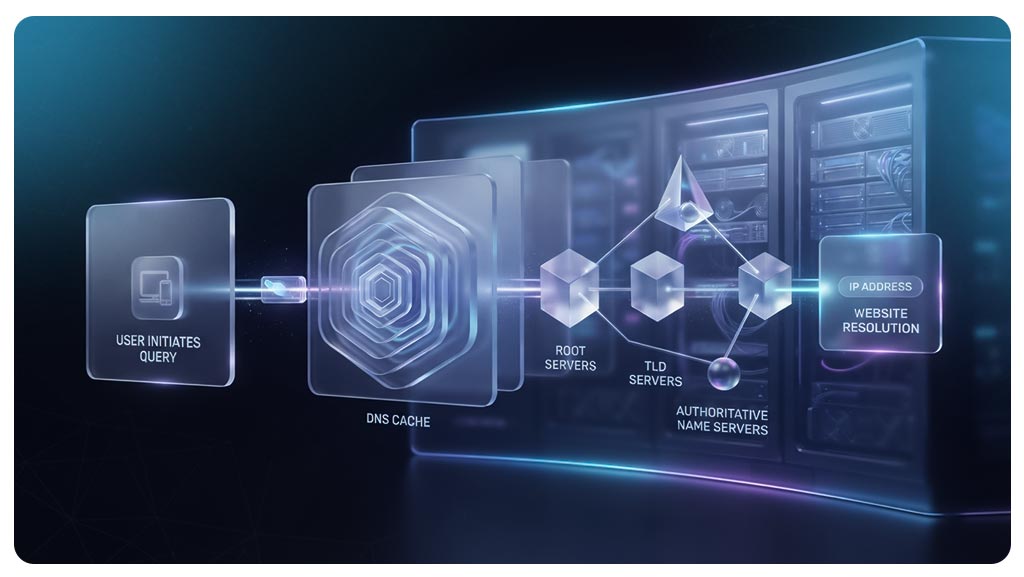 تفاوت نیم سرور با DNS، هاست و DNS Record چیست؟