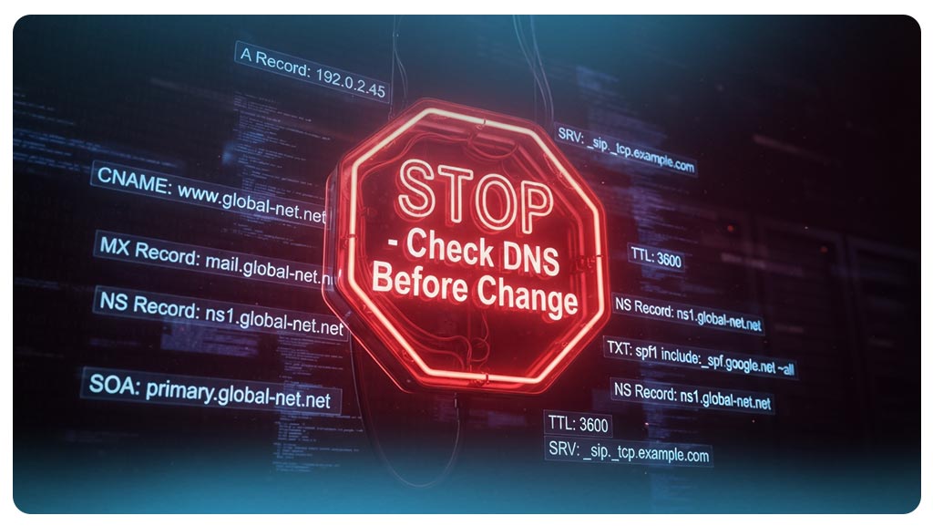 قبل از تغییر رکورد DNS این نکات را بررسی کنید