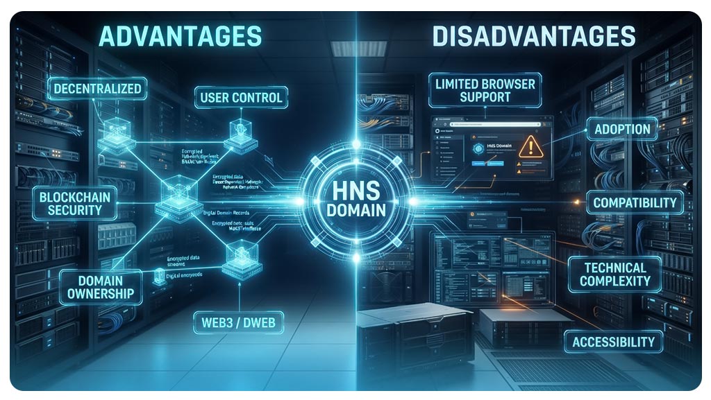 مزایا و معایب دامنه HNS چیست؟