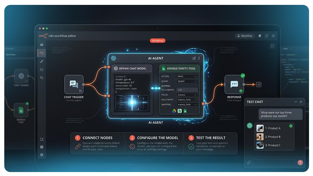 چگونه با n8n یک Workflow هوش مصنوعی بسازیم؟