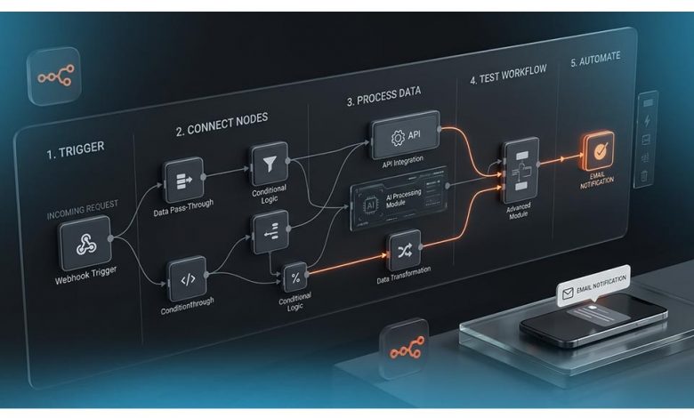 آموزش ساخت Workflow در n8n
